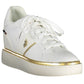 White Polyester Women Sneaker - SEHABRANDS