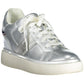 Silver Polyester Women Sneaker - SEHABRANDS