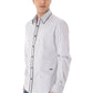 Light Blue Cotton Men Shirt - SEHABRANDS