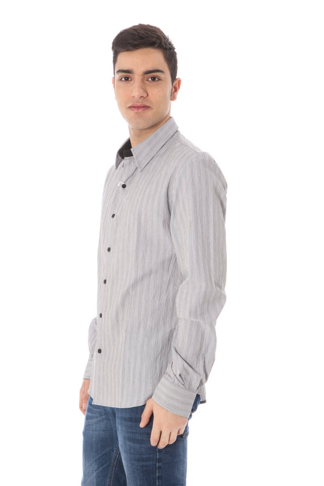 White Cotton Men Shirt - SEHABRANDS