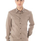 Green Cotton Men Shirt - SEHABRANDS