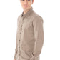 Green Cotton Men Shirt - SEHABRANDS