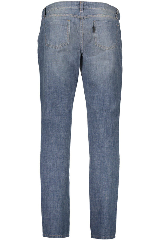 Blue Cotton Women Jeans - SEHABRANDS