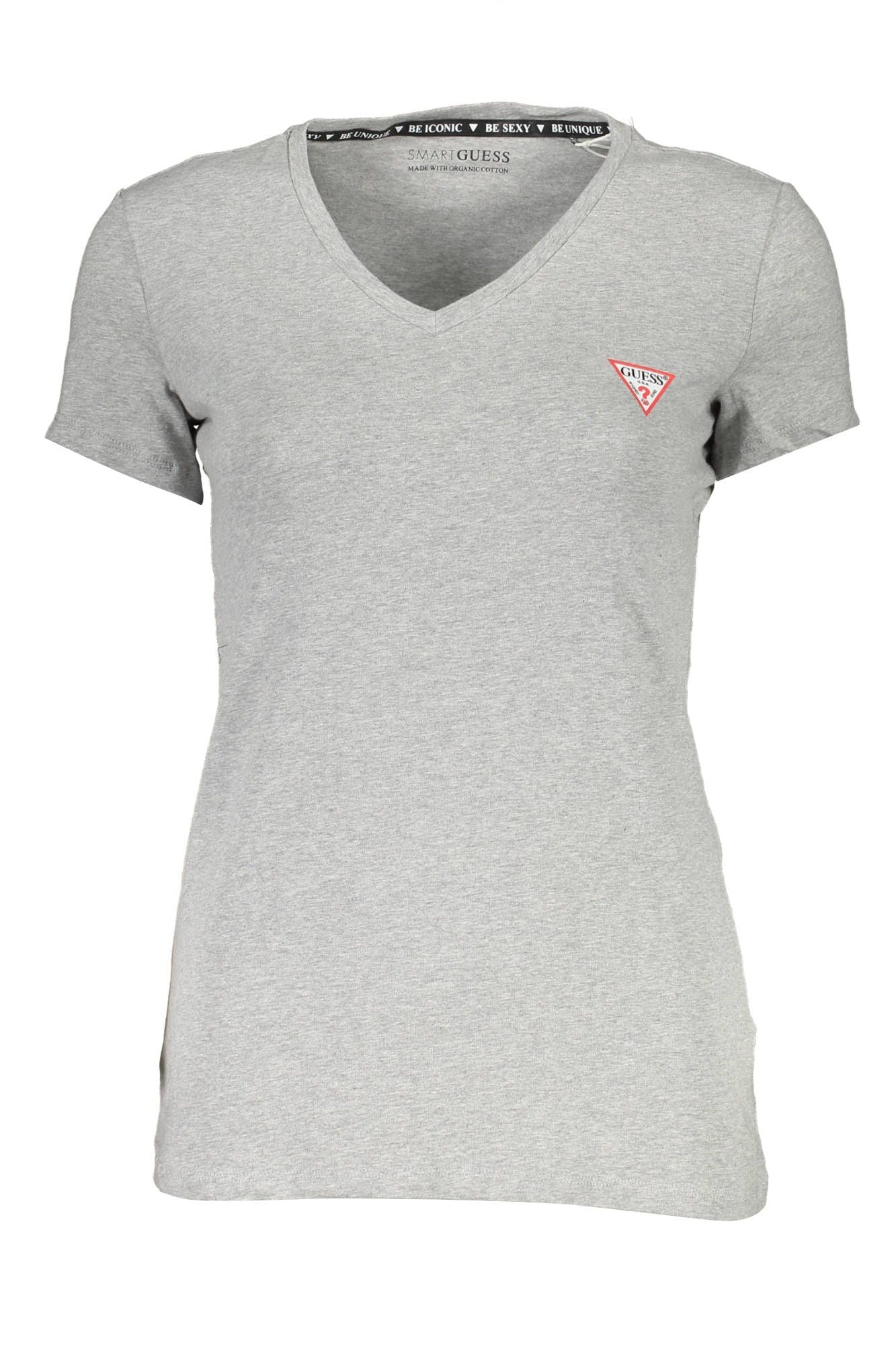 Gray Cotton Women T-Shirt - SEHABRANDS