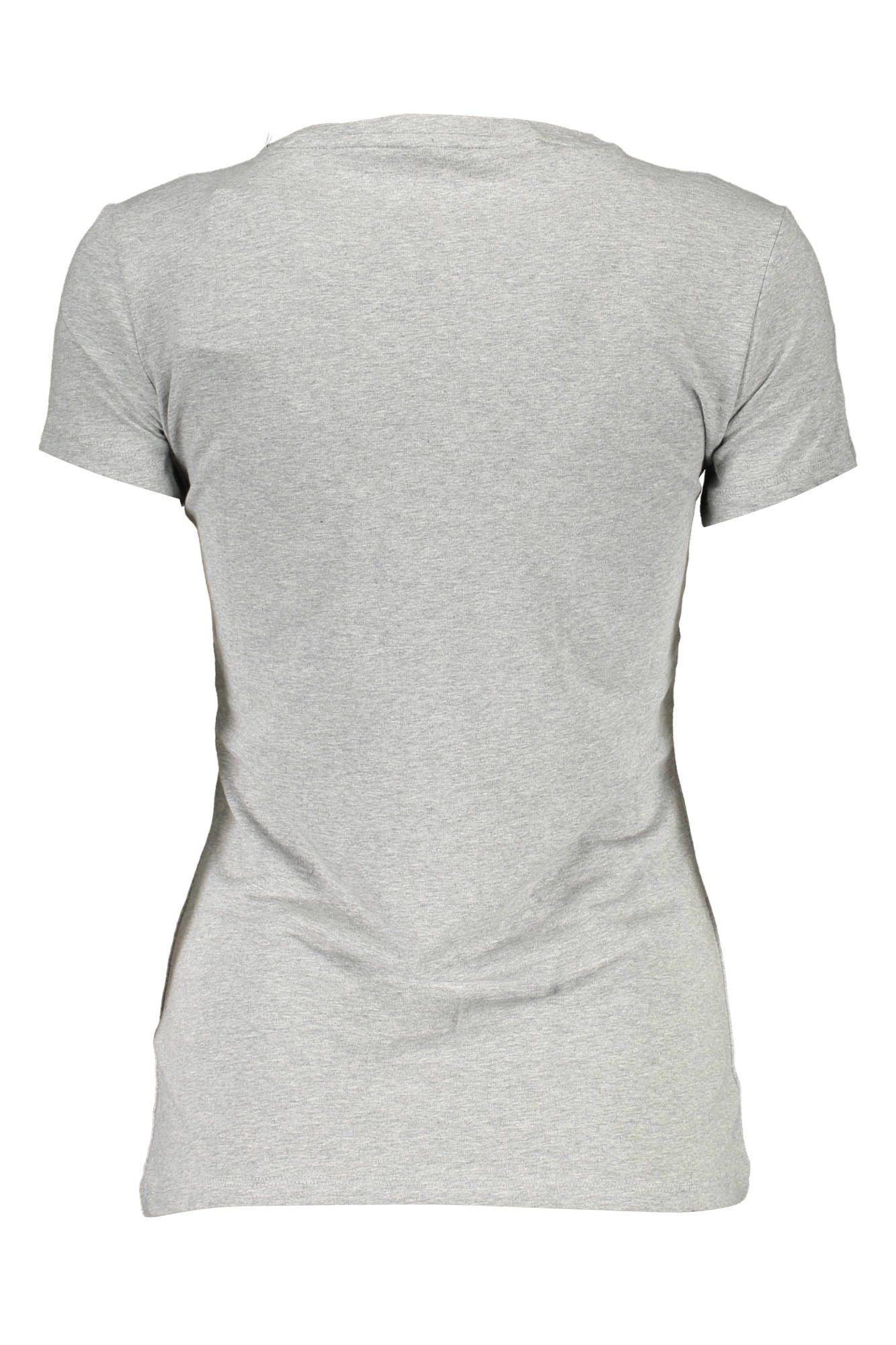 Gray Cotton Women T-Shirt - SEHABRANDS