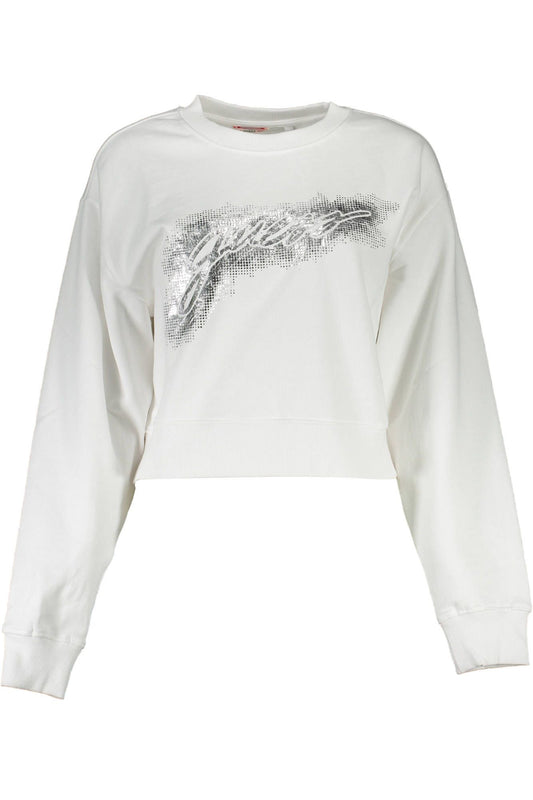 White Cotton Women Sweater - SEHABRANDS