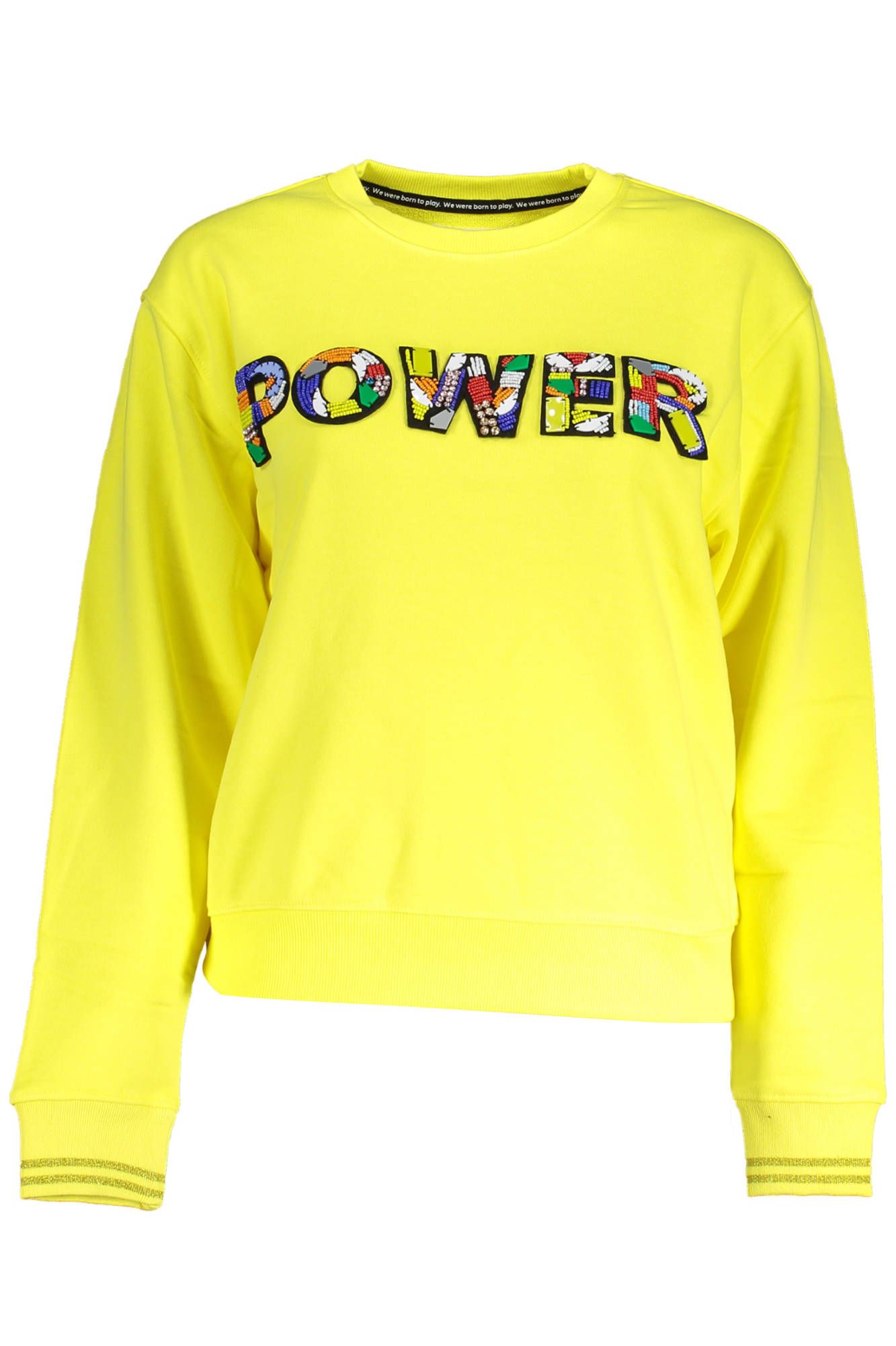 Yellow Cotton Women Sweater - SEHABRANDS