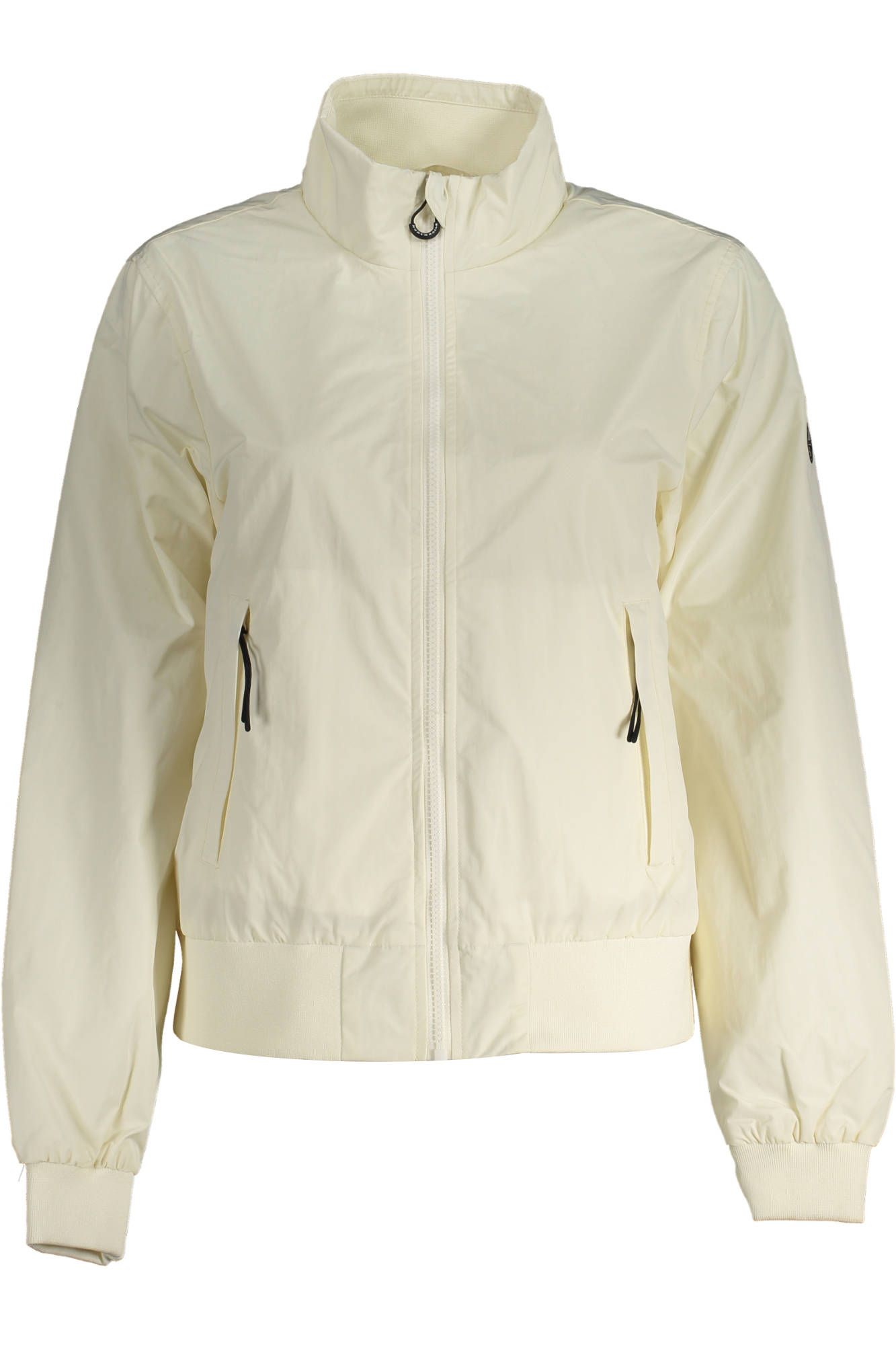 White Polyester Women Jacket - SEHABRANDS