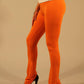 Orange Viscose Women Legging - SEHABRANDS