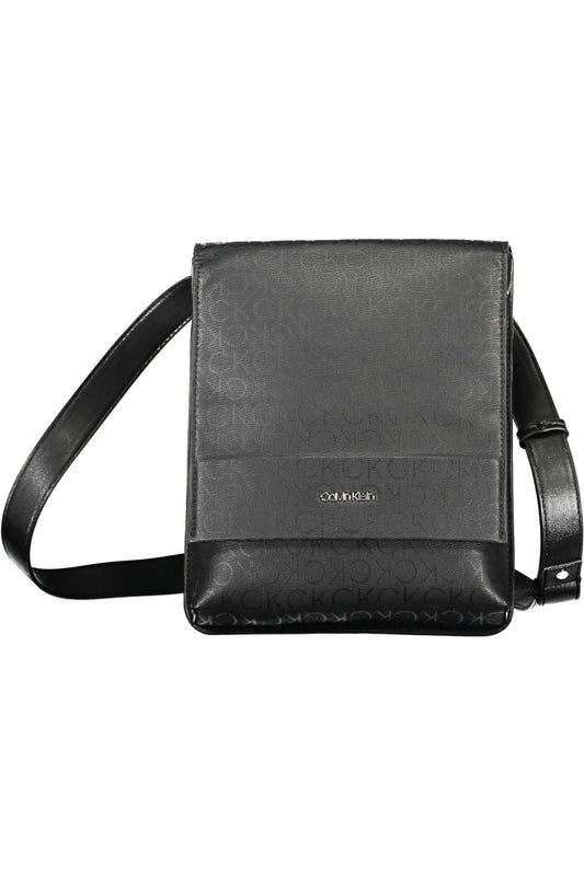 Black Polyester Men Shoulder Bag - SEHABRANDS