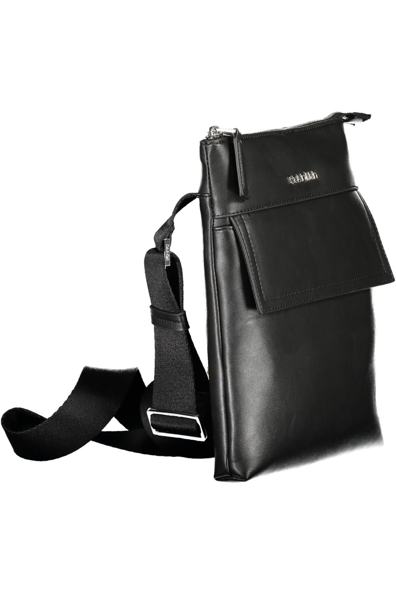 Black Polyester Men Shoulder Bag - SEHABRANDS