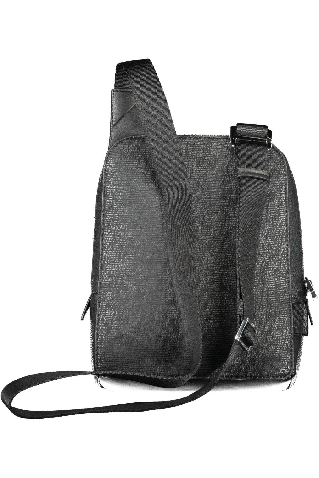 Black Polyester Men Shoulder Bag - SEHABRANDS