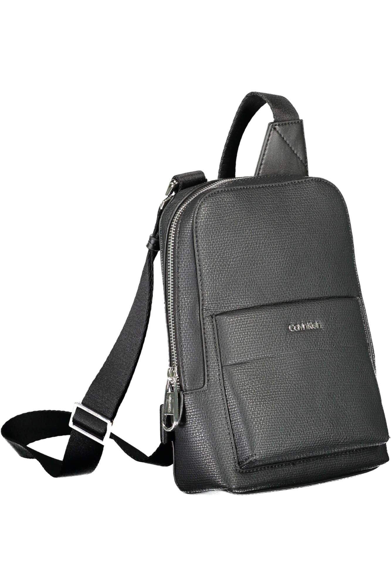 Black Polyester Men Shoulder Bag - SEHABRANDS