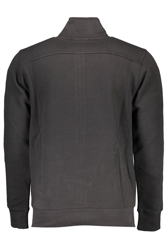 Black Cotton Men Sweater - SEHABRANDS