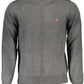 Gray Viscose Men Sweater - SEHABRANDS