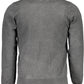 Gray Viscose Men Sweater - SEHABRANDS