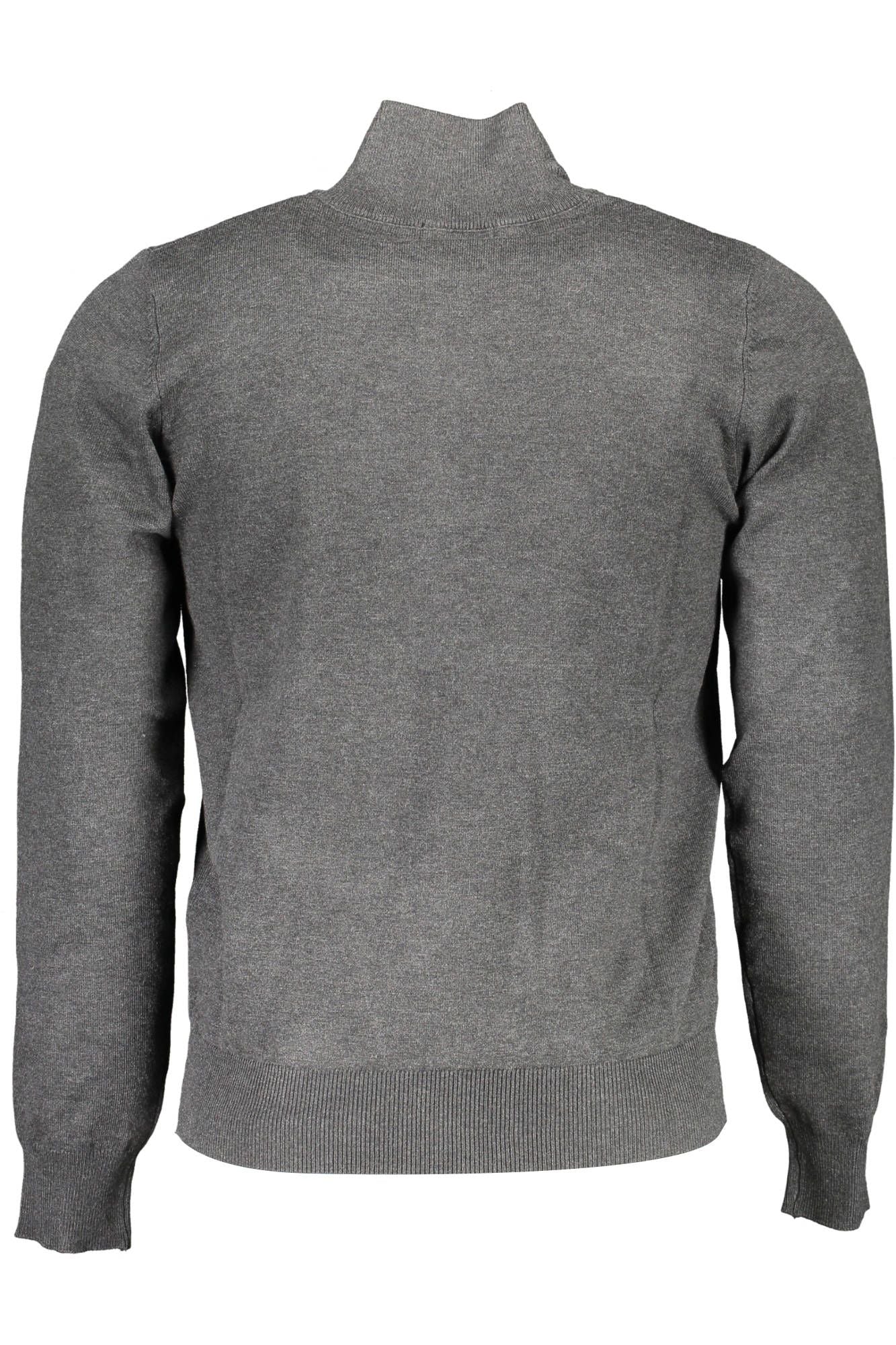 Gray Viscose Men Sweater - SEHABRANDS