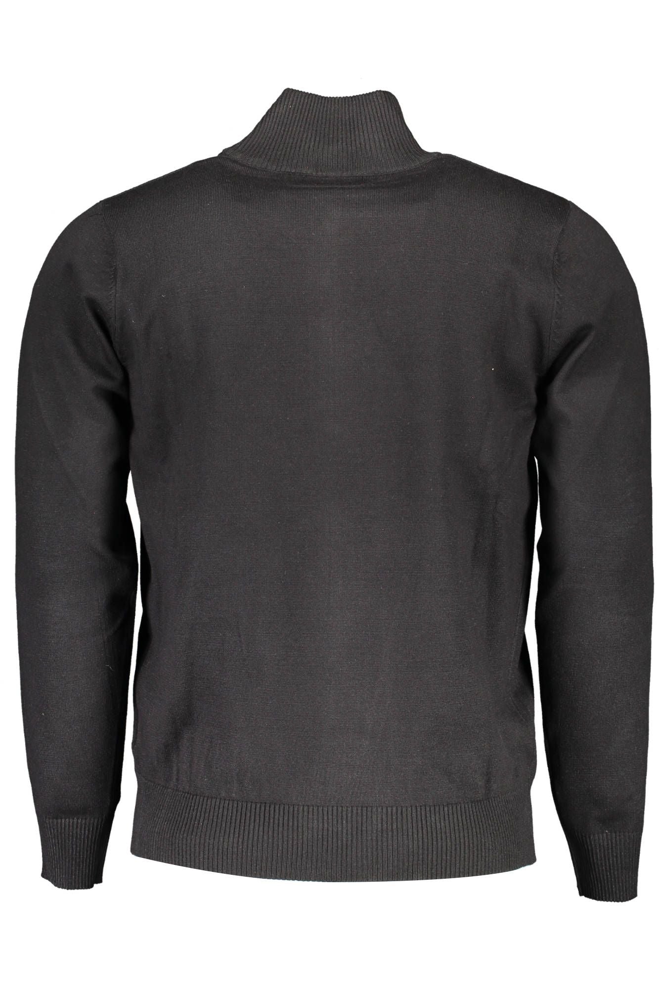 Black Viscose Men Sweater - SEHABRANDS