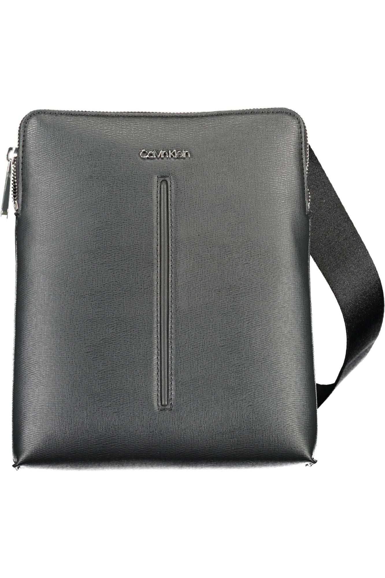 Black Polyester Mens Shoulder Bag - SEHABRANDS