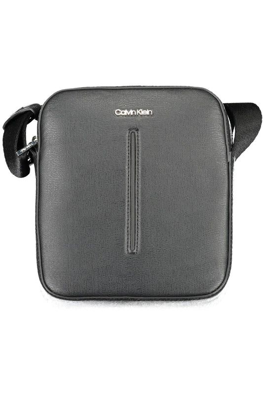 Black Polyester Men Shoulder Bag - SEHABRANDS