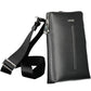 Black Polyester Mens Shoulder Bag - SEHABRANDS