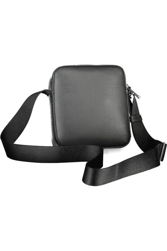 Black Polyester Men Shoulder Bag - SEHABRANDS