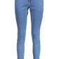 Blue Cotton Women's Skinny Jean - SEHABRANDS