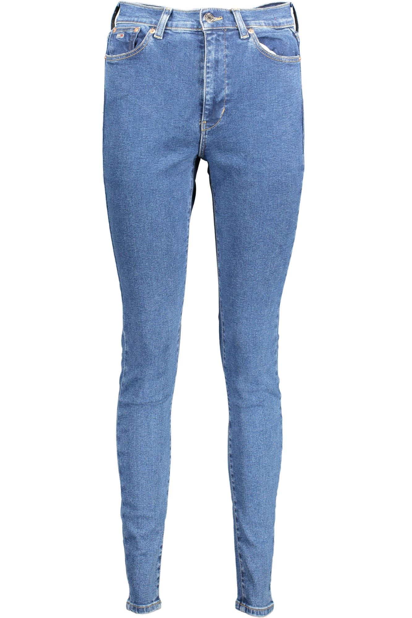 Blue Cotton Women's Skinny Jean - SEHABRANDS