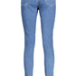 Blue Cotton Women's Skinny Jean - SEHABRANDS