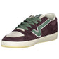 Purple Leather Men Sneaker - SEHABRANDS