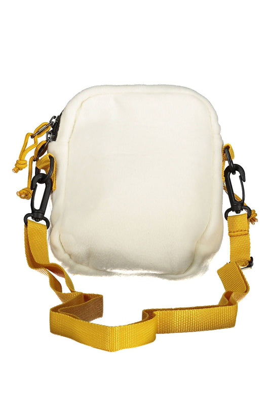 White Polyester Men Shoulder Bag - SEHABRANDS