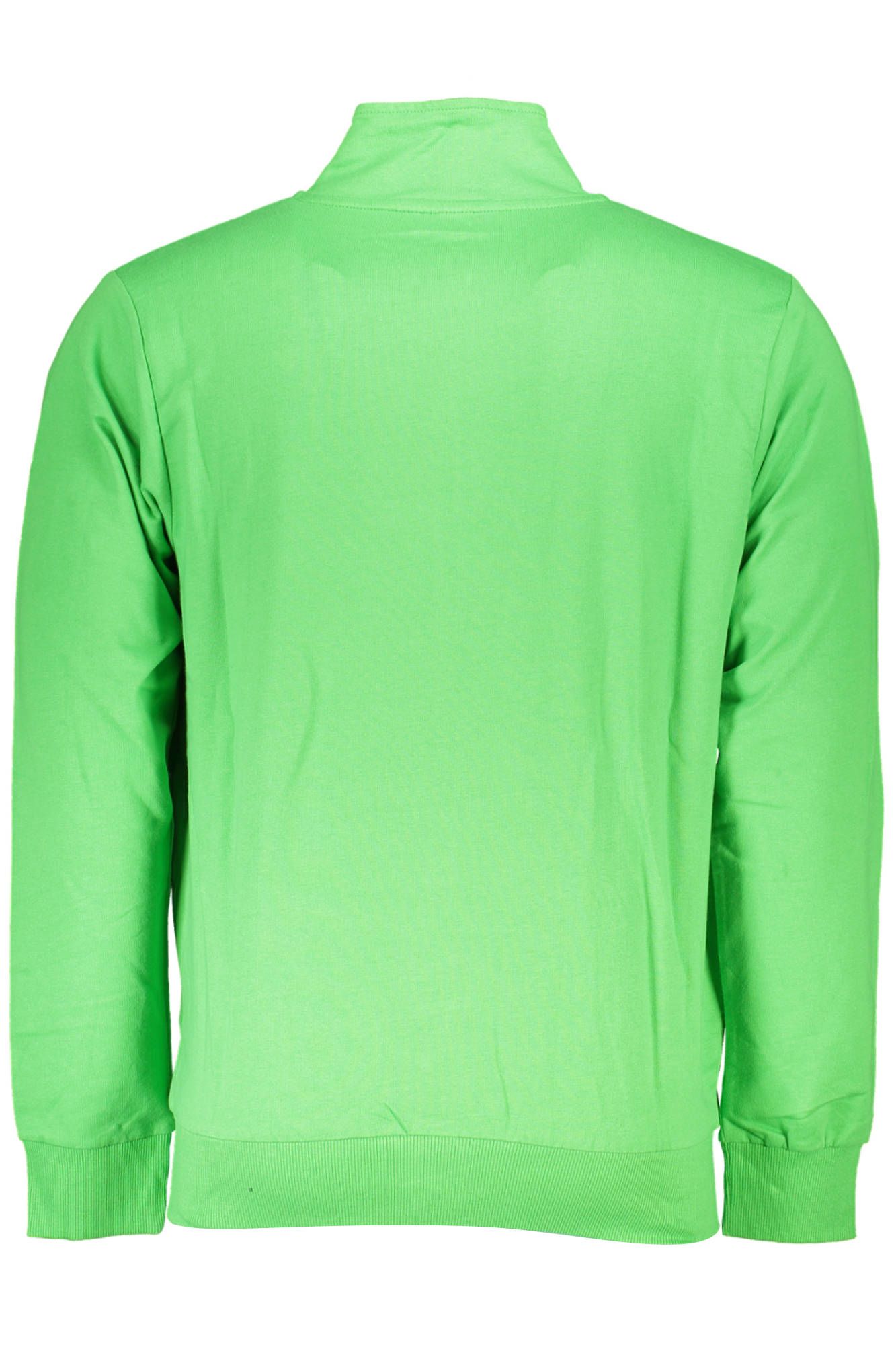 Green Cotton Men Sweater - SEHABRANDS