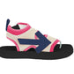 Fuchsia Neoprene Suede Sandals - SEHABRANDS