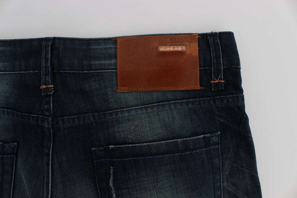 Sleek Slim Fit Italian Denim Jeans - SEHABRANDS