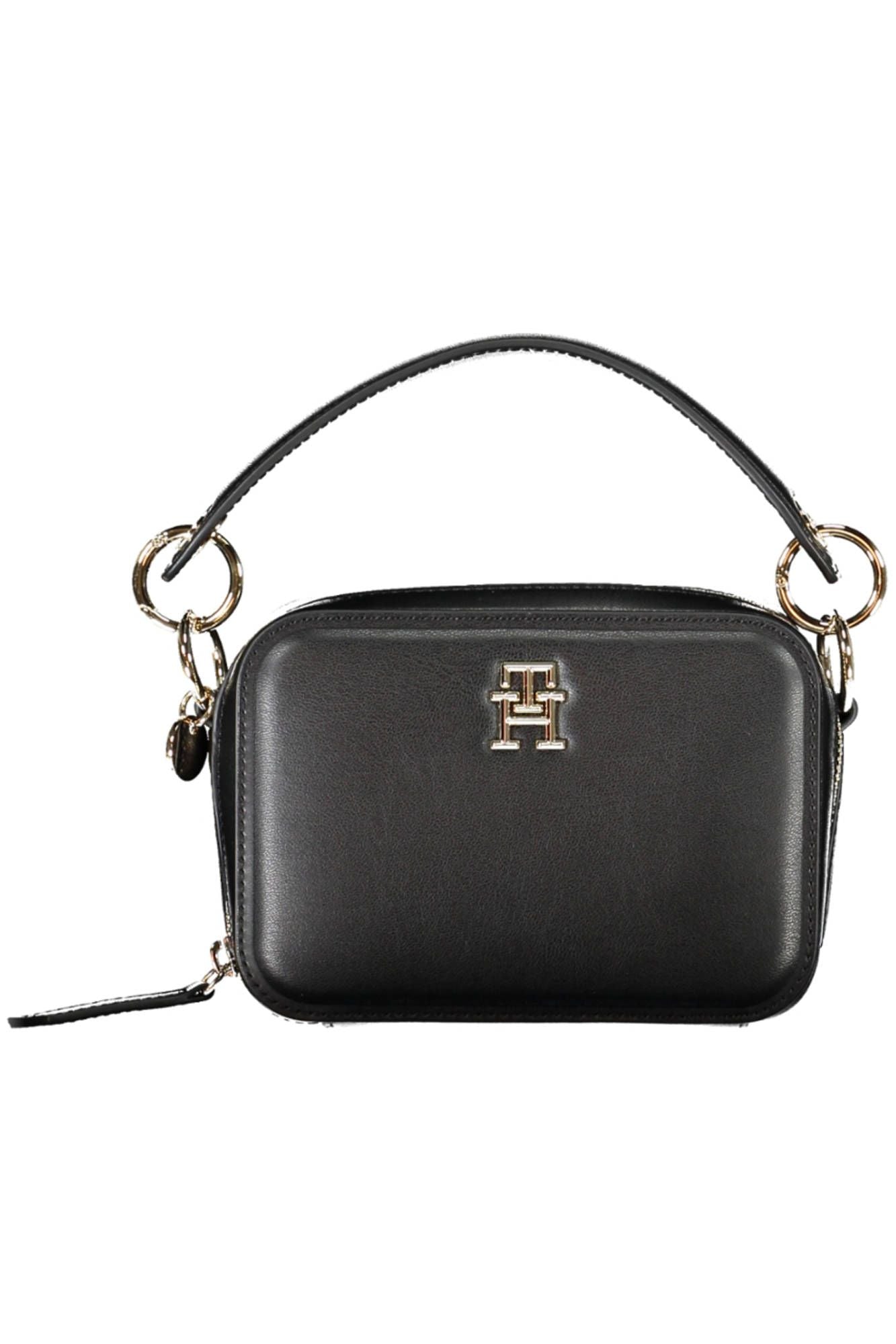 Black Polyethylene Women Handbag - SEHABRANDS