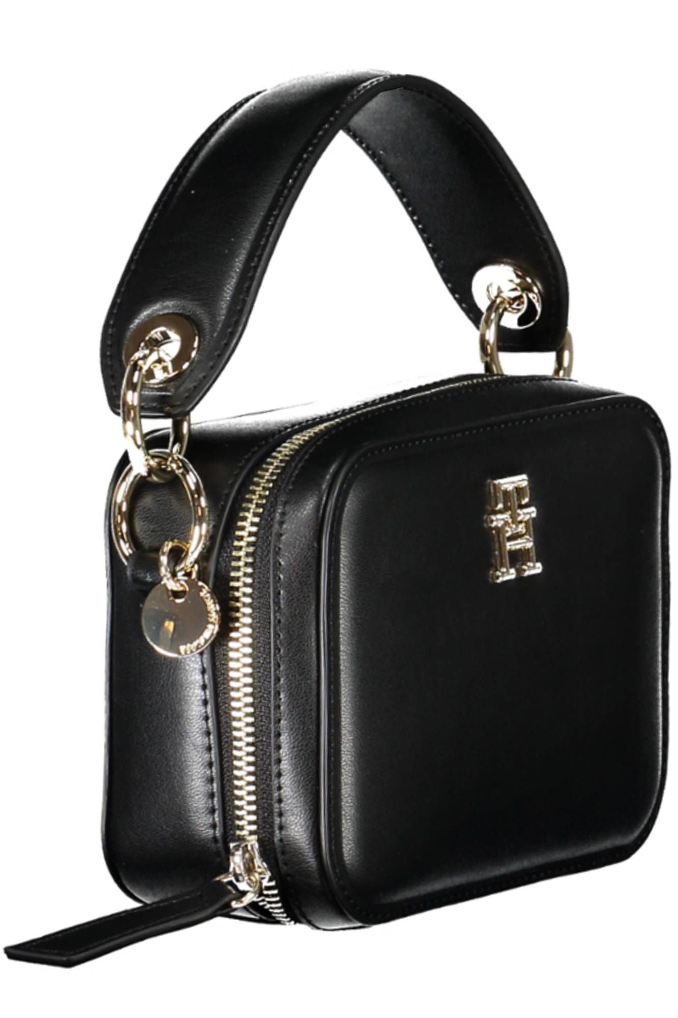 Black Polyethylene Women Handbag - SEHABRANDS