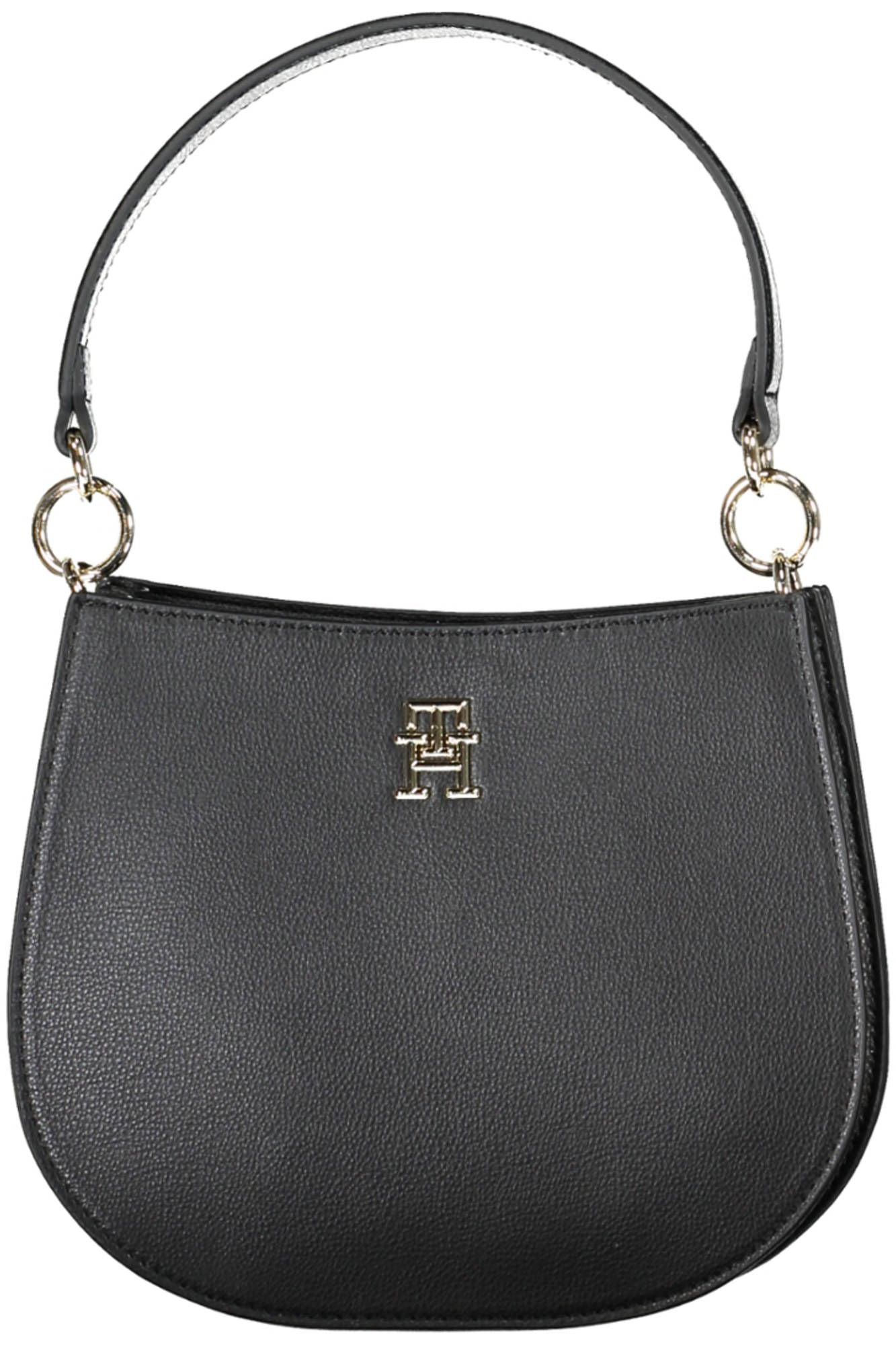 Black Polyester Women Handbag - SEHABRANDS