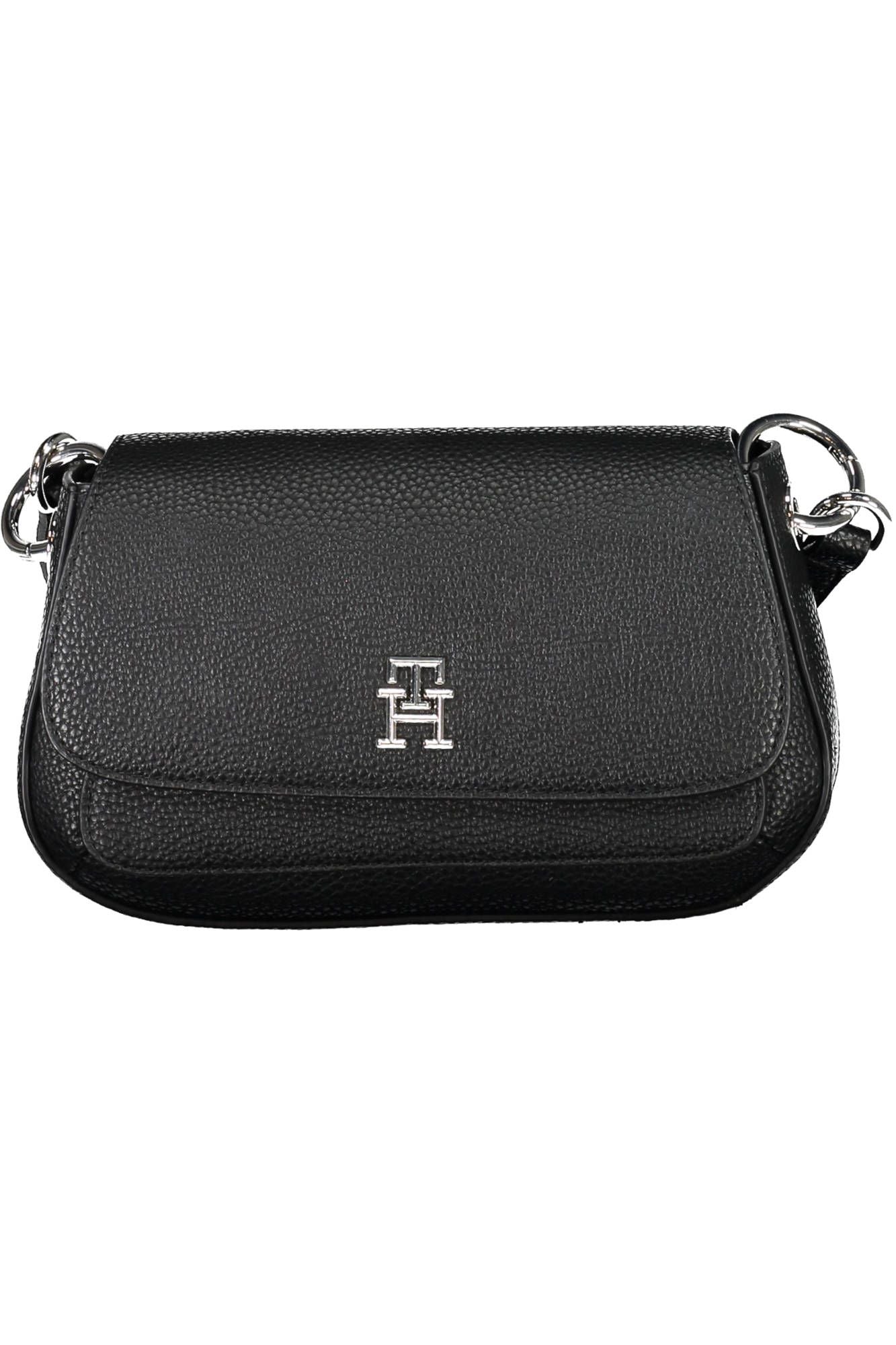 Black Polyethylene Women Handbag - SEHABRANDS