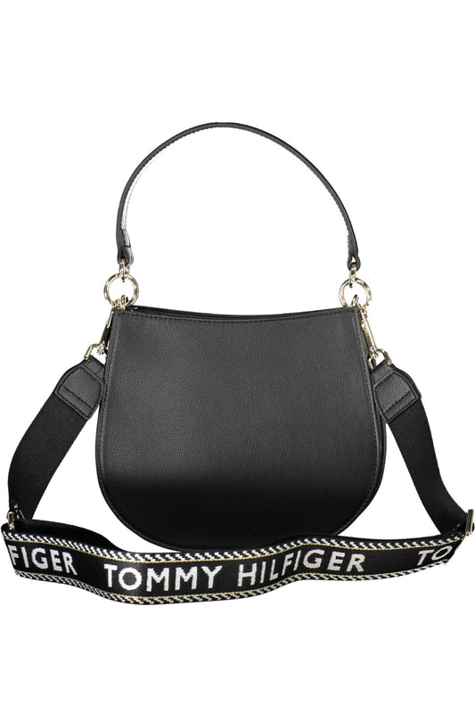 Black Polyester Women Handbag - SEHABRANDS