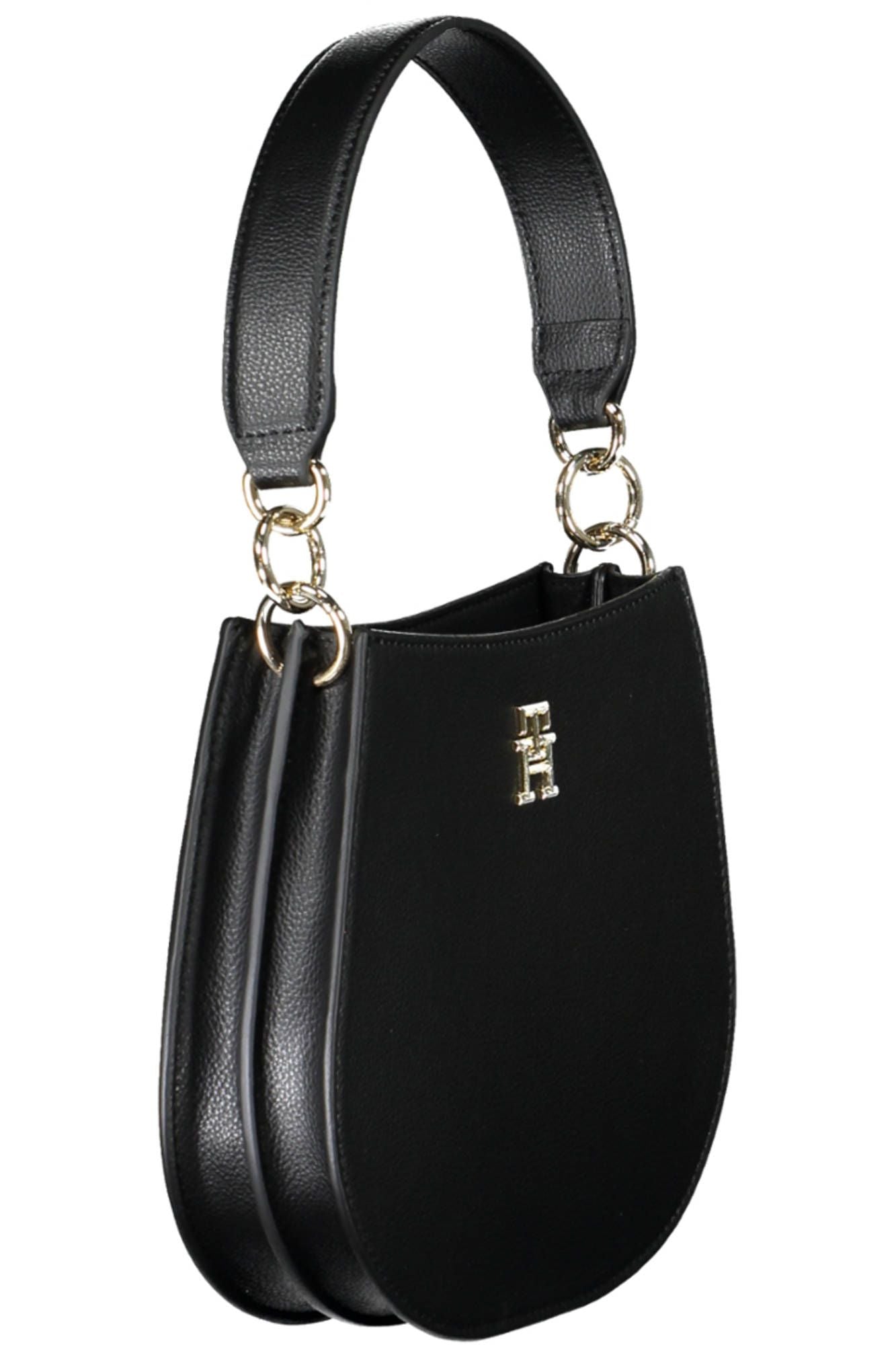 Black Polyester Women Handbag - SEHABRANDS