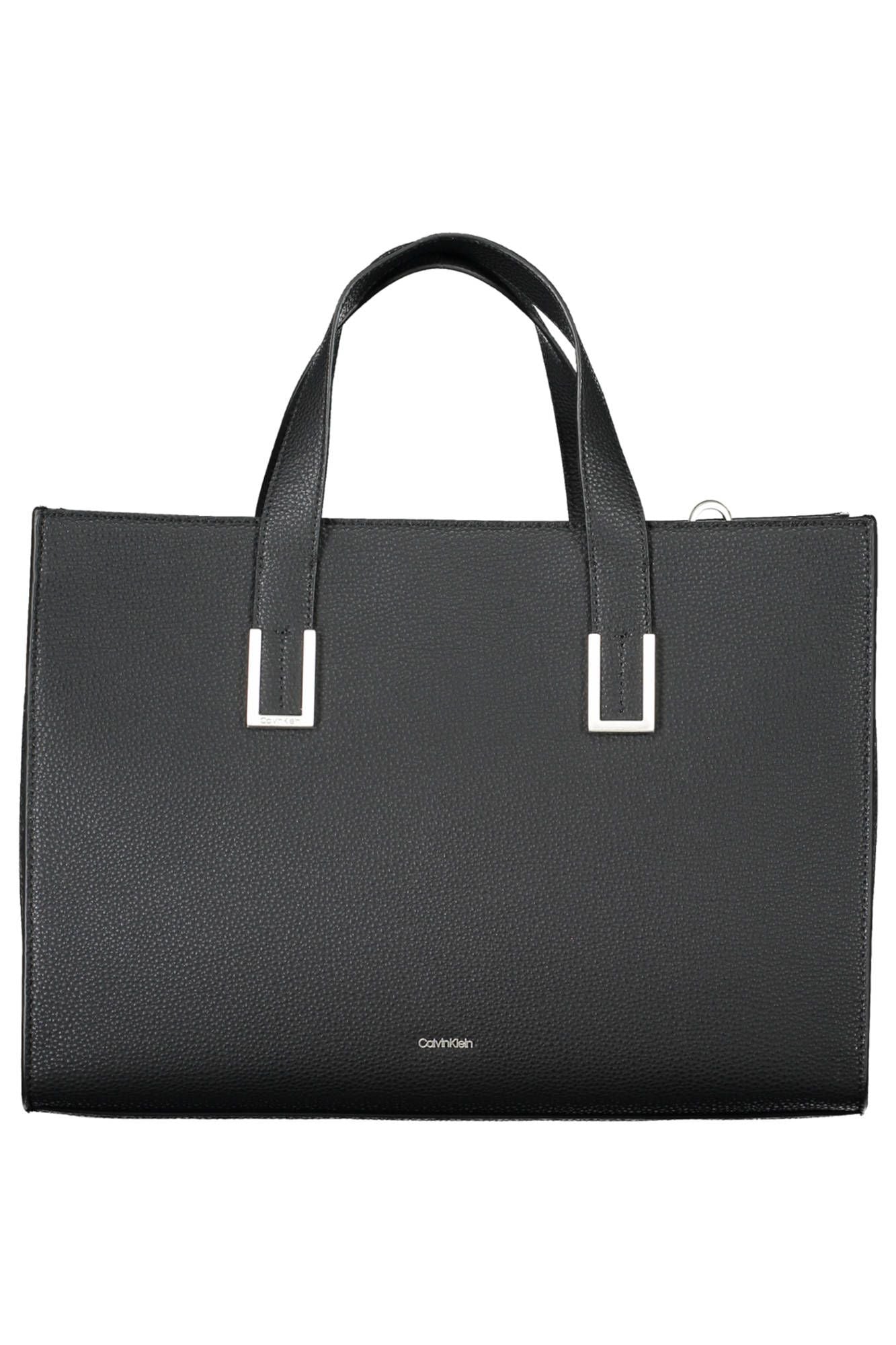 Black Polyester Women Handbag - SEHABRANDS