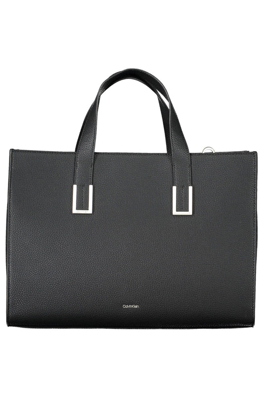 Black Polyester Women Handbag - SEHABRANDS