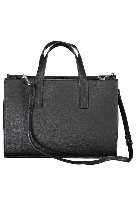 Black Polyester Women Handbag - SEHABRANDS