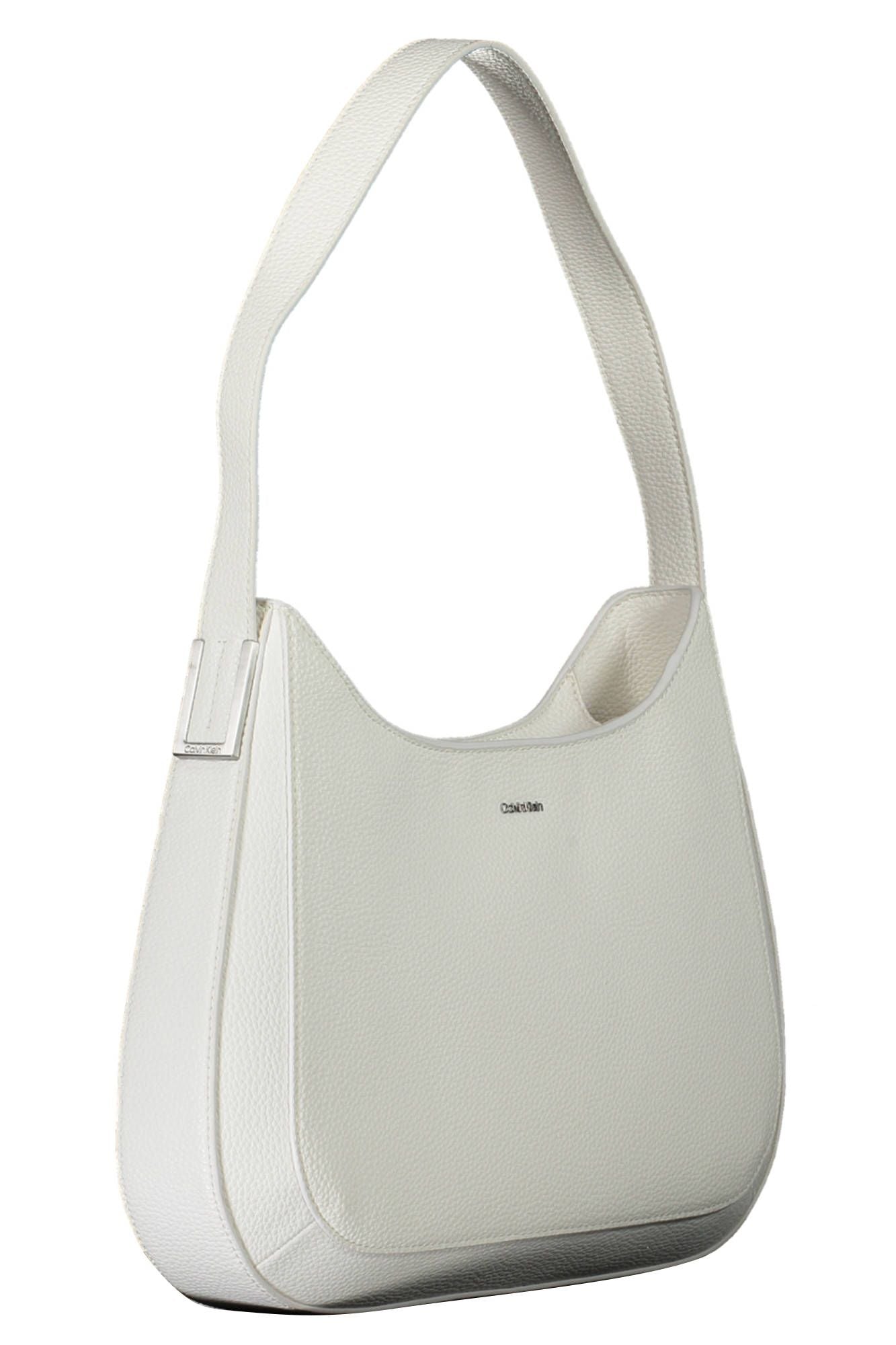 White Polyester Women Handbag - SEHABRANDS