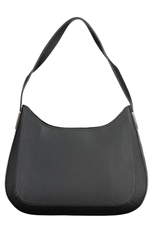 Black Polyester Women Handbag - SEHABRANDS