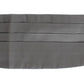 Dolce & Gabbana Elegant Silk Gray Cummerbund