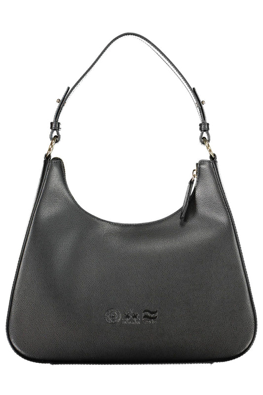 Black Leather Women Handbag - SEHABRANDS