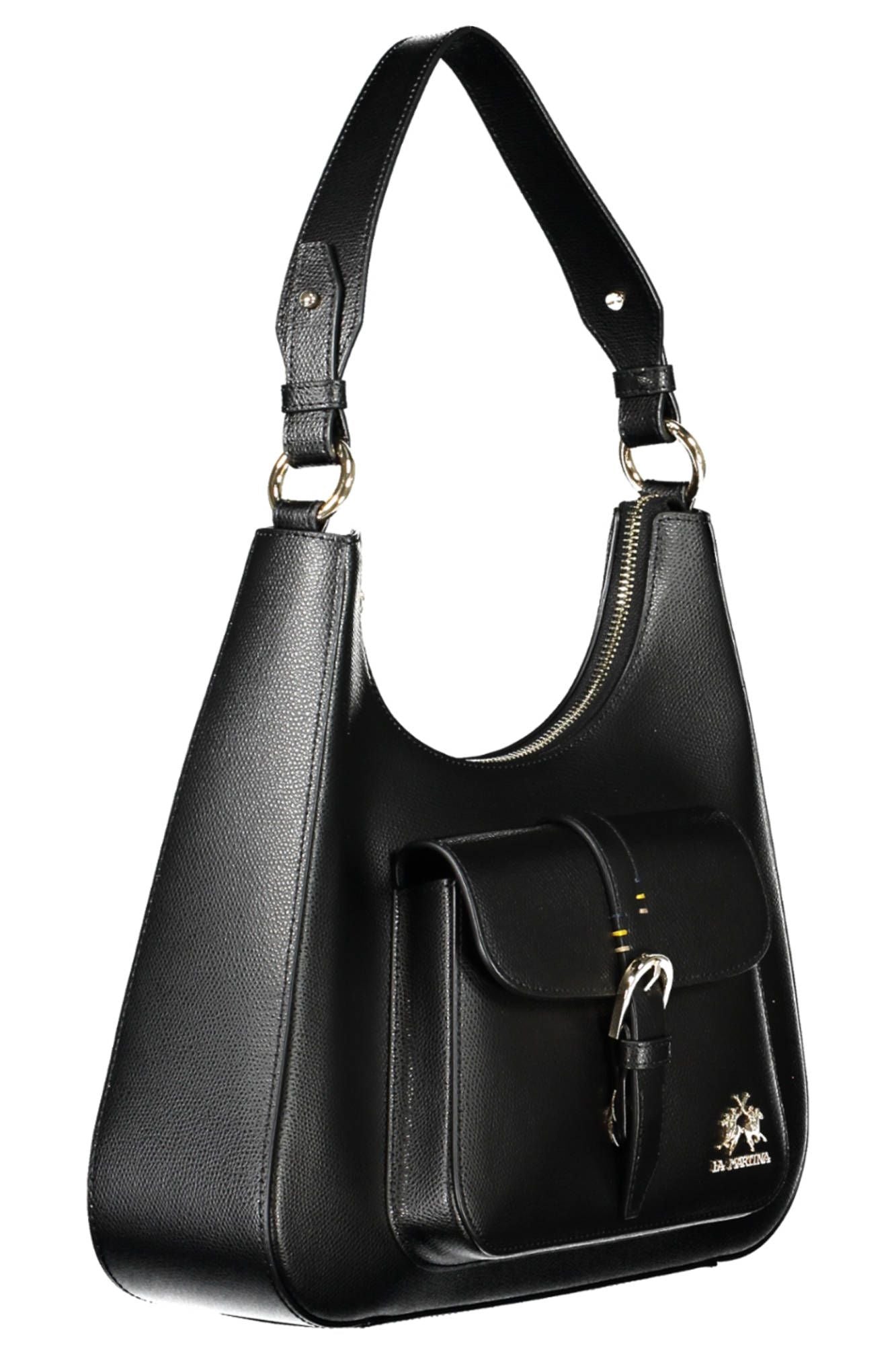 Black Leather Women Handbag - SEHABRANDS