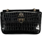 Black Polyethylene Women Handbag - SEHABRANDS