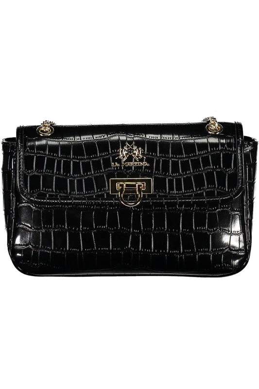 Black Polyethylene Women Handbag - SEHABRANDS